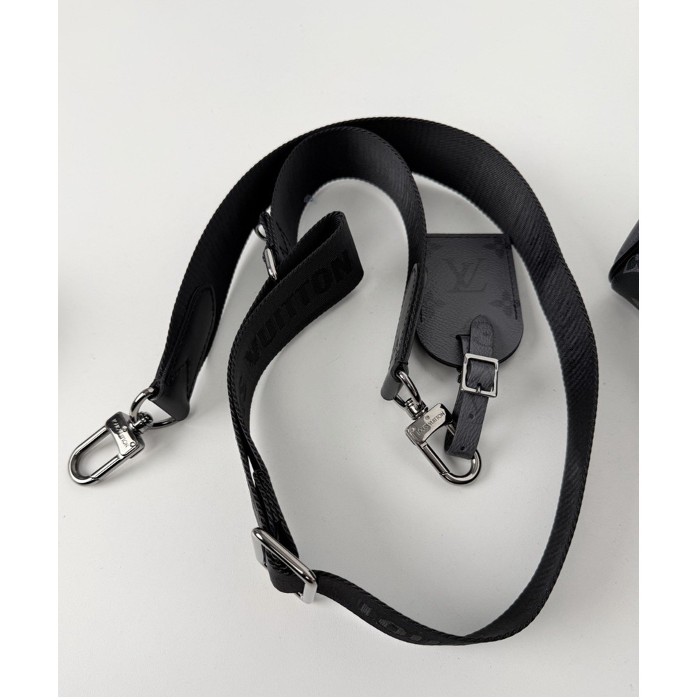 Louis Vuitton Keepall Bandouliere 25 Monogram Eclipse Reverse Coated Canvas F2 - Picture 14 of 16